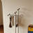 Stainless Steel Double Pole Coat Rack