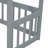 WoodNest House-Shaped Floor Bed with Guardrails-115684340-115684341