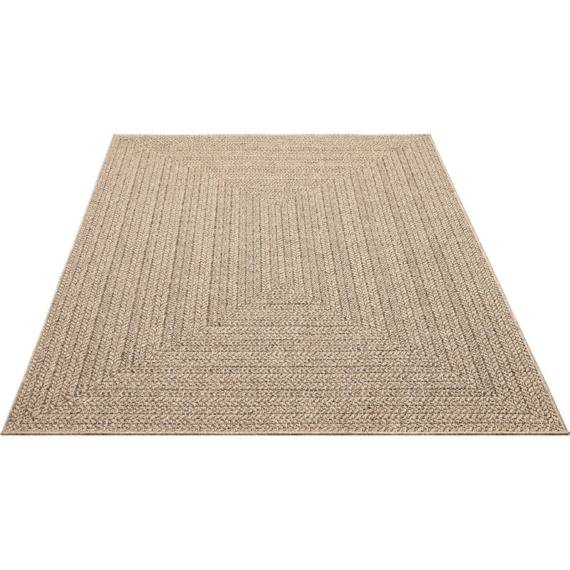 Alyrica Solid Colour Machine -made Area Rug, Rectangle 120 x 170 cm, Natural Brown