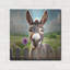  «Nice To Meet You - Donkey» par Rey Klimt, art mural en métal-1085287716