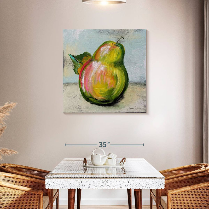 Yarlin - fruit de cuisine abstrait IV, H 36 po x l 36 po