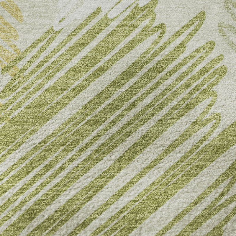 Premium Machine Washable Lonon AMF1942 Geometric Rug, Rectangle 5' x 7'6"