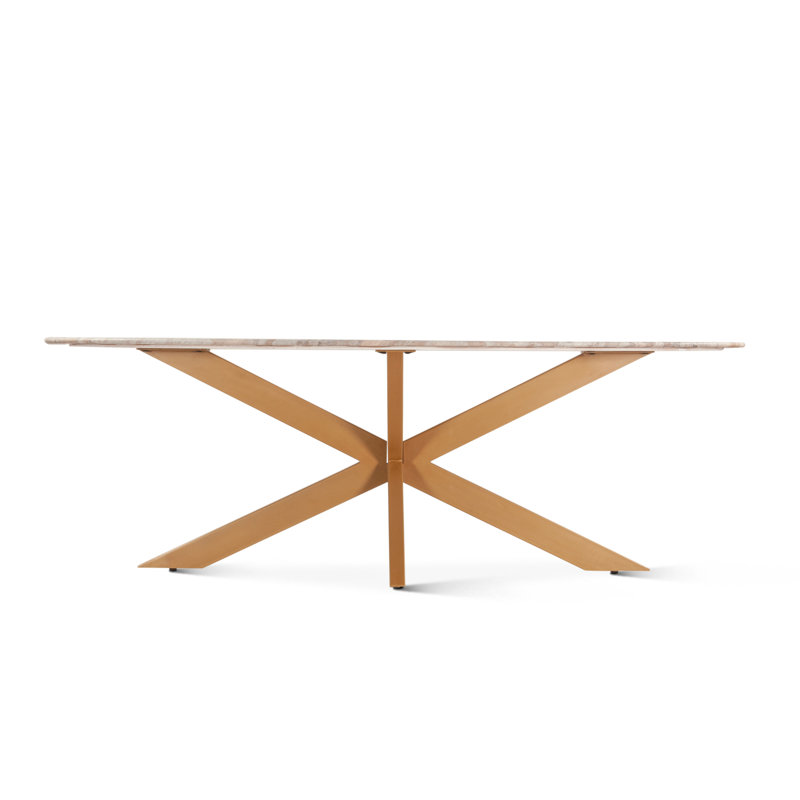 Malibu Oval Dining Table, 30”H x 90”L x 44”W