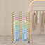 10-Tier Freestanding Metal Scarf Holder Display Rack Organizer