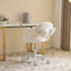 Chaise de bureau pivotante Fluffy Sherpa Petal-3326953
