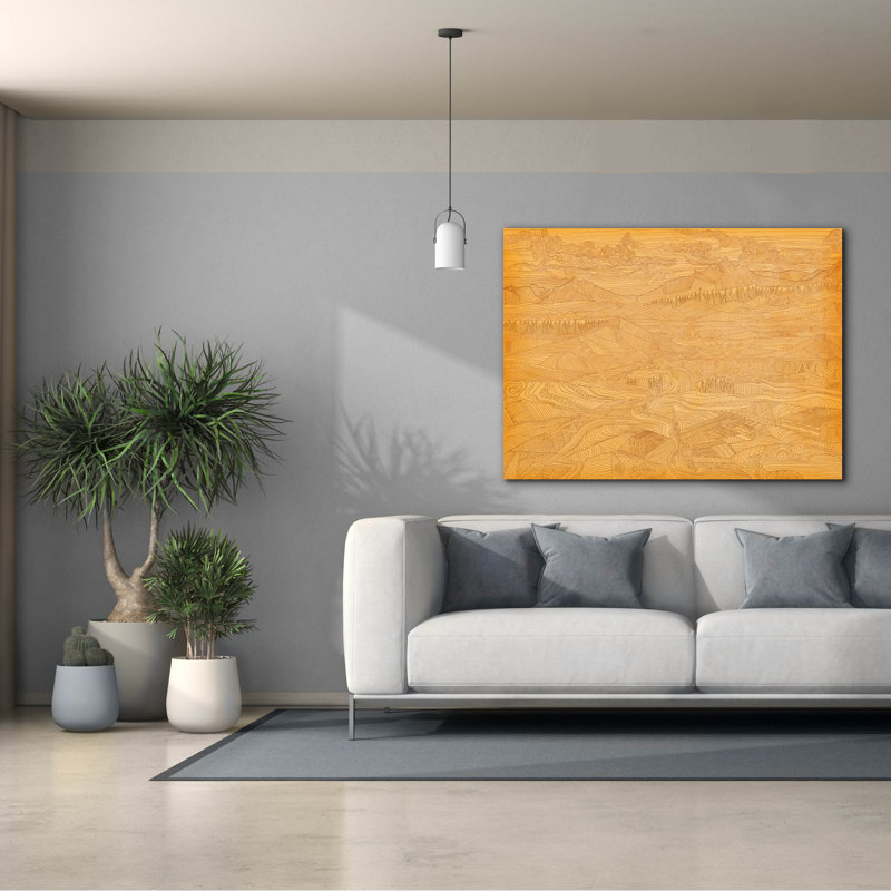 Art mural sur toile, H 40 po x l 54 po x P 1,5 po