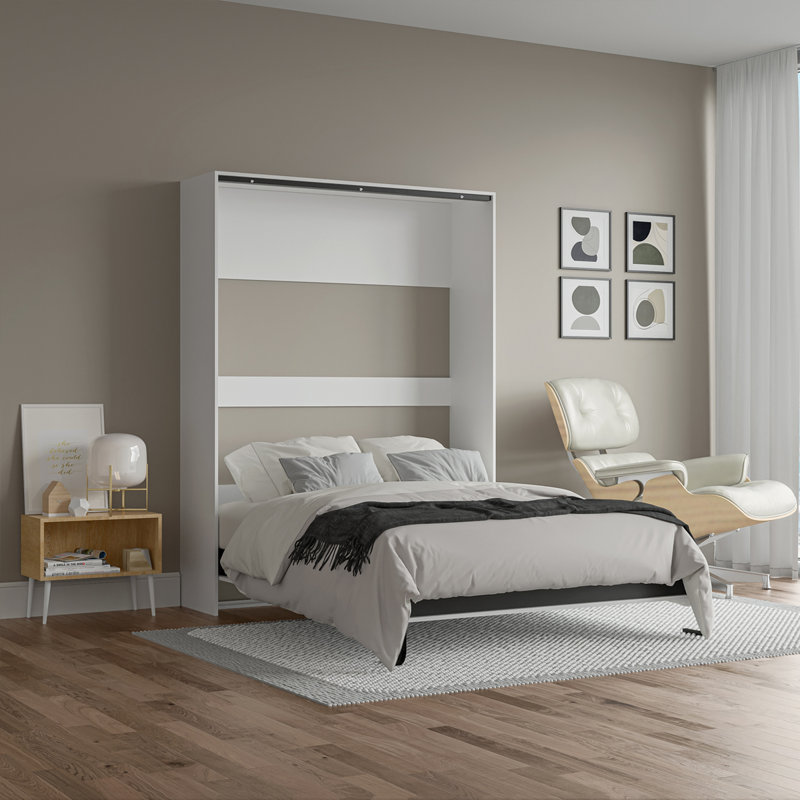 Buckwalter Murphy Bed, Full, White