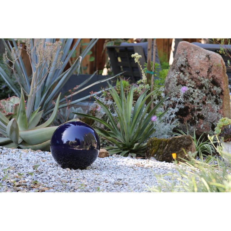 PLANTatorEM sphère (bleu royal) - Céramique cuite à la main