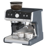 Espresso Coffee Machine With Grinder, Pid Temperature Control
