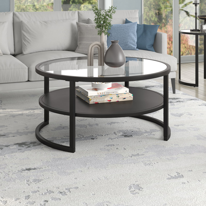 Frame Coffee Table with Storage