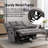 Tayani 43.7" W Modern Chenille Upholstered Rocker Manual Recliner (Set of 2)-962163482