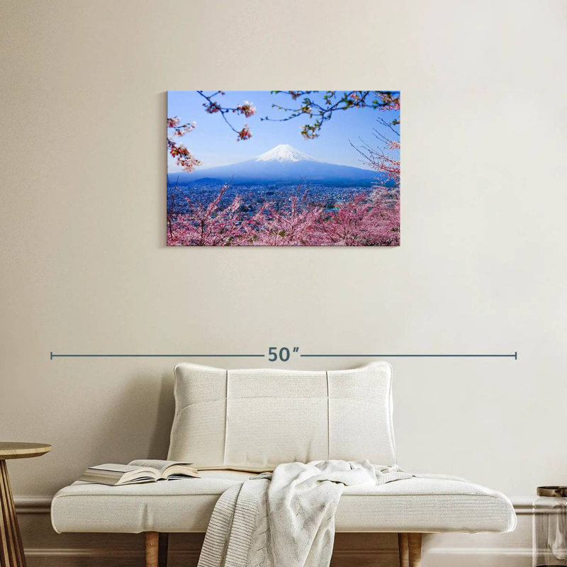Alvord Mount Fuji Cherry Blossoms, 20" H x 30" W
