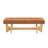 Upholstered Button Tufted Bench with Solid Wood Legs-63227251