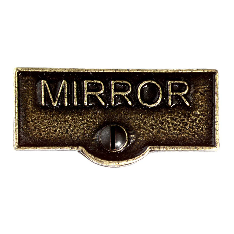 Étiquettes de nom de miroir