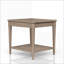 Table basse transitionnelle décontractée à finition sable avec tablette de rangement et tiroir pour le salon-651523143