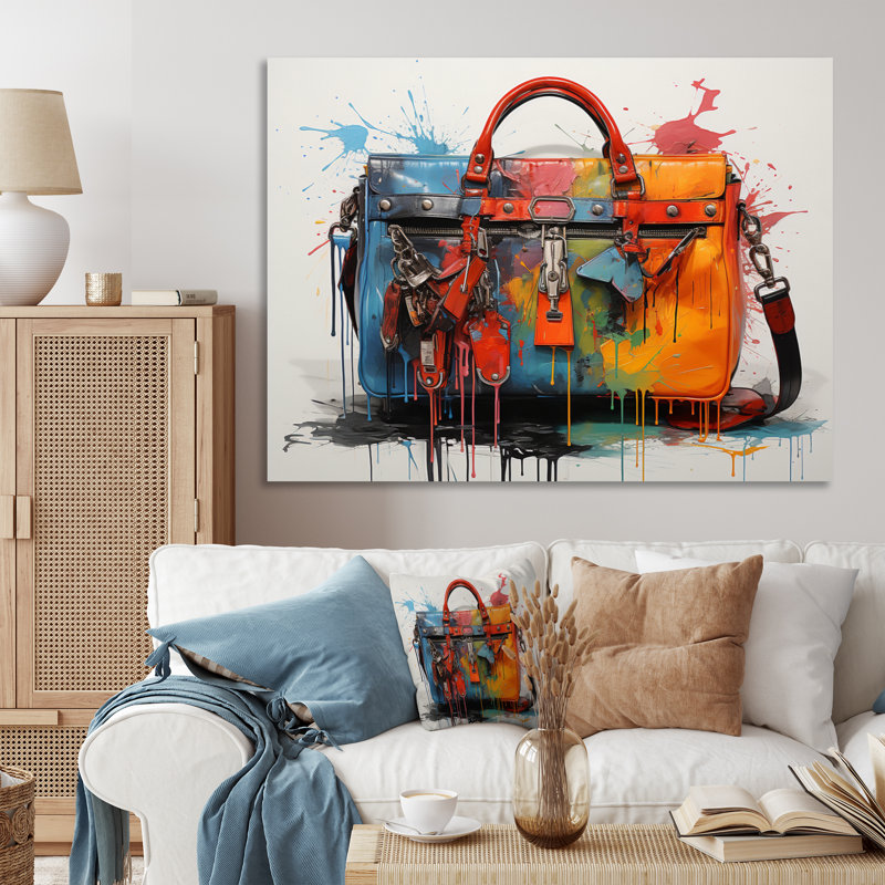 Popart Fashion Bag Envy I - imprimé, H 16 po x l 32 po x P 1 po, Toile tendue