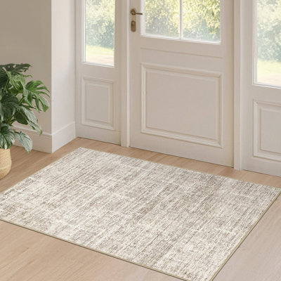 Tapis abstrait lavable, tapis à poils courts antidérapant pour salon Chambre à coucher