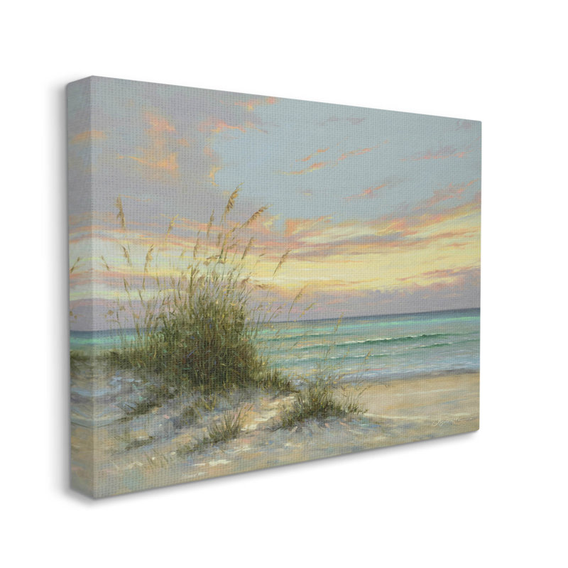 «Beach Grass Vivid Sunset», art mural par Martin Figlinski, H 16 po x l 20 po x P 1,5 po