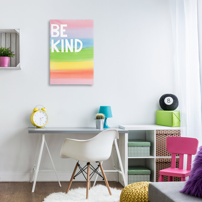 «Be Kind Ombre Rainbow» par Jen Bucheli, H 30 po x l 20 po