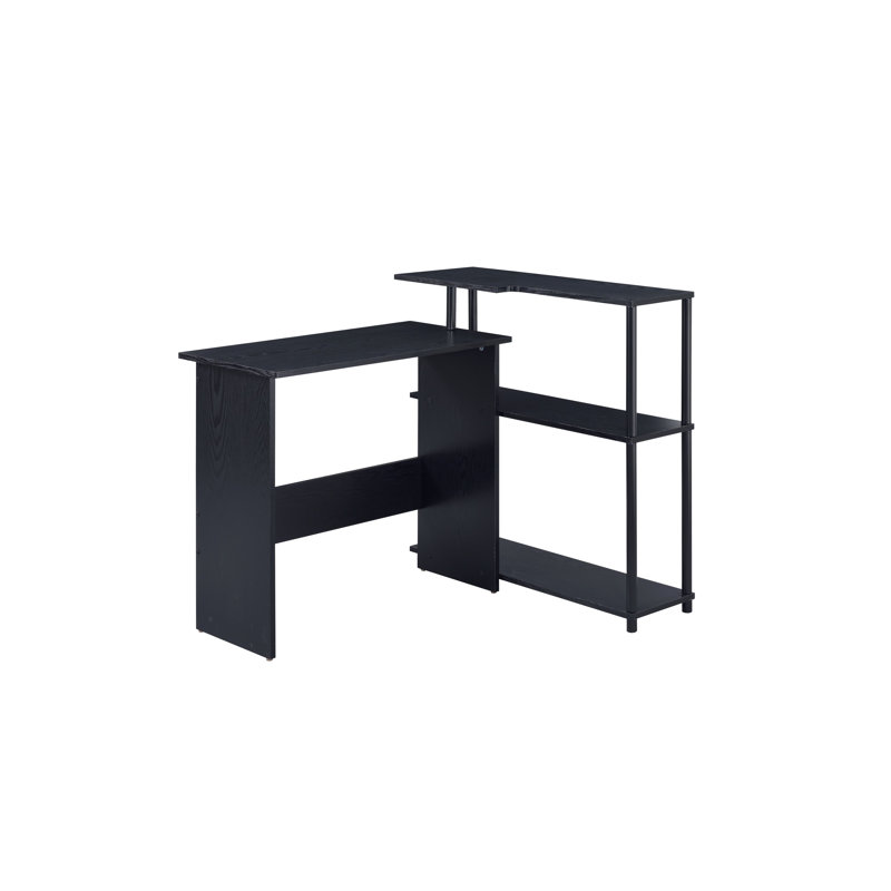 Bureau en L Anikah, Noir