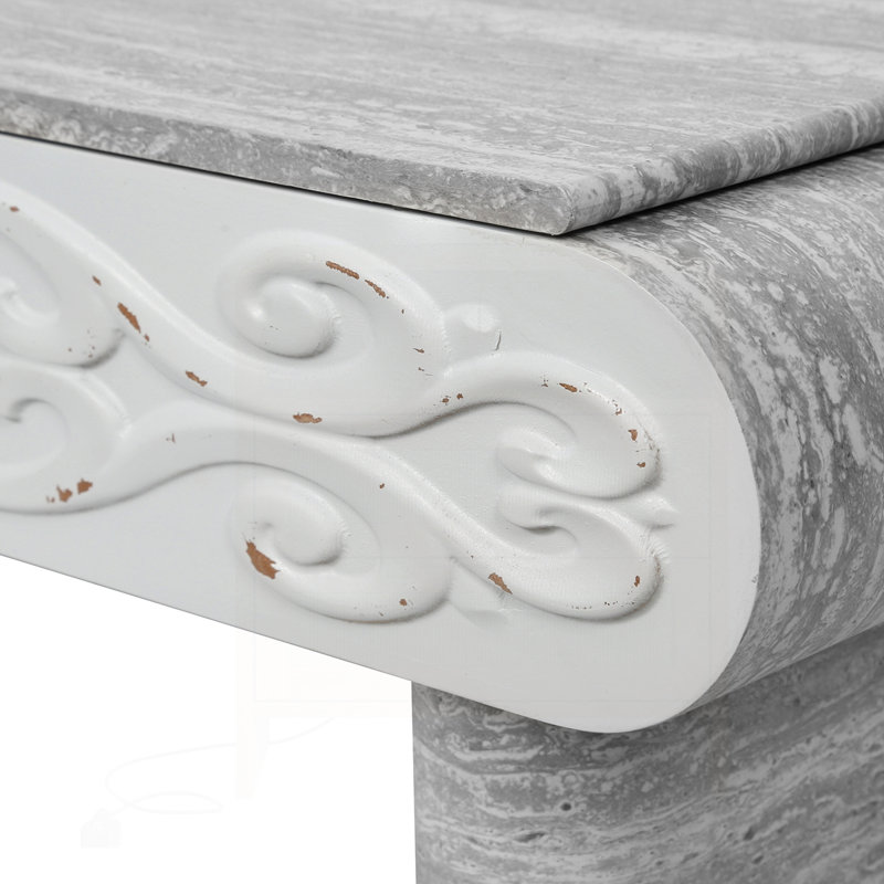 Table basse Modern Minimalist Farmhouse, Gris