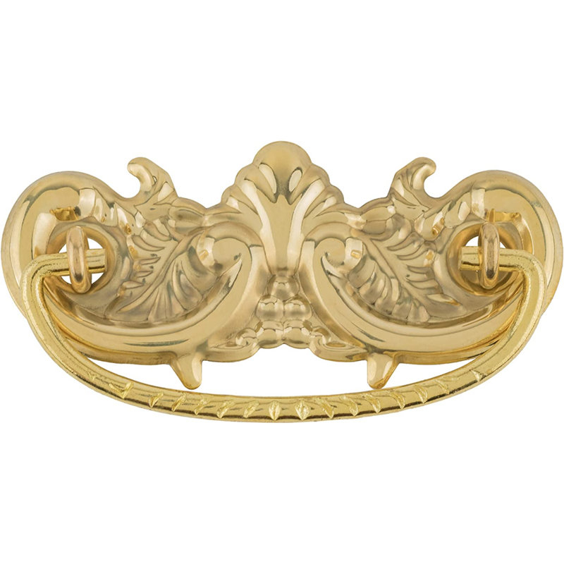 Poignée à tiroirs Victorian Era (entraxe: 3 po), Laiton