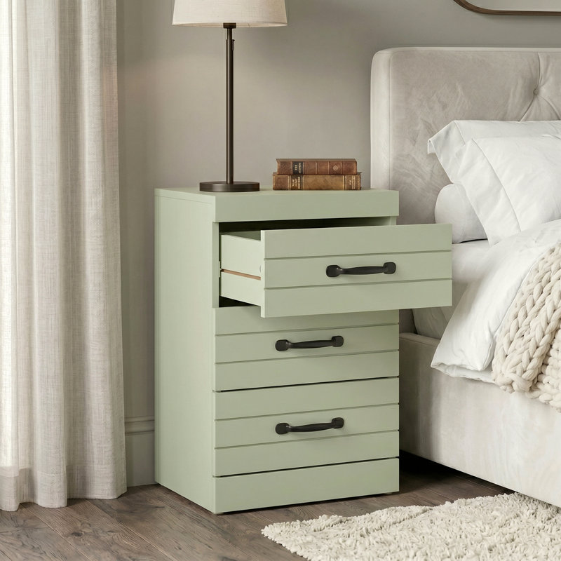 Allington Bedside Table, Sage Green