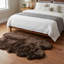 Tapis brun fait à la main Fraga-1313107861