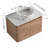 30"Wall-Mounted Bathroom Vanity With Ceramic