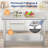 48 X 24 Inch Silver Stainless Steel Kitchen Prep Table With Hooks And Adjustable Undershelf
