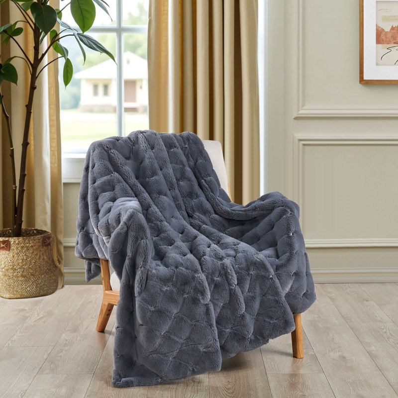 Throw Blanket, Grey