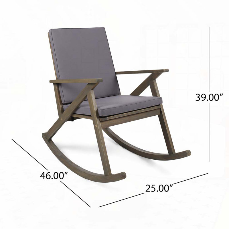 Chaise berçante pour l'extérieur