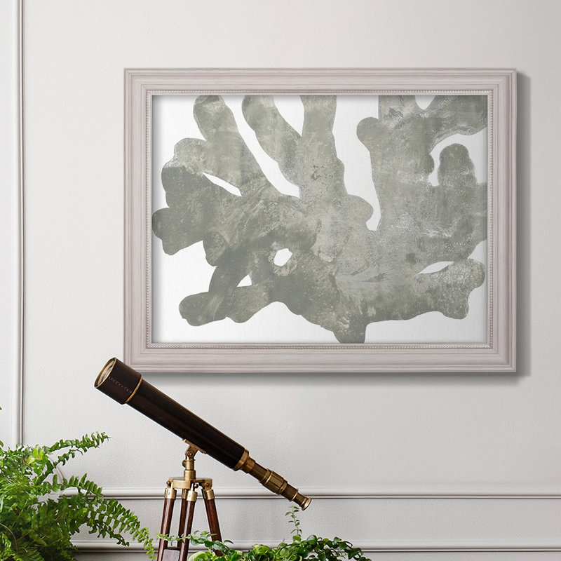 Pierre Macro Corail IV, H 23 po x l 32 po x P 2,5 po, Toile avec cadre brun