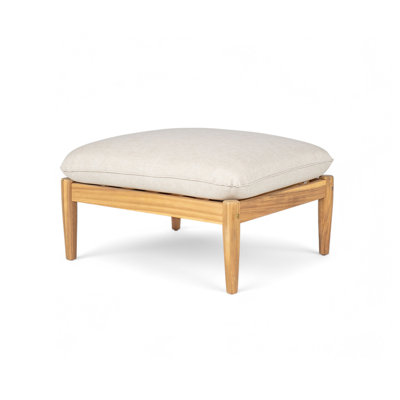 Ensemble de salon avec repose-pieds en bois d'acacia l 31,75 po x P 35 po x H 19 po Terassi