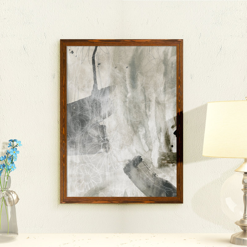 Reproduction d’art sur toile encadrée « stonewash iii » par paul cezanne, H 28 po x l 38 po x 1,25 po