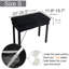 Housse pour banc de piano en velours doux Evgeneia