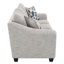 Ensemble de canapé rembourré en chenille 3 pièces Latte