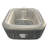 4-Seat Inflatable Pool Spa - Portable Hot Tub Spa with Light and Remote Control