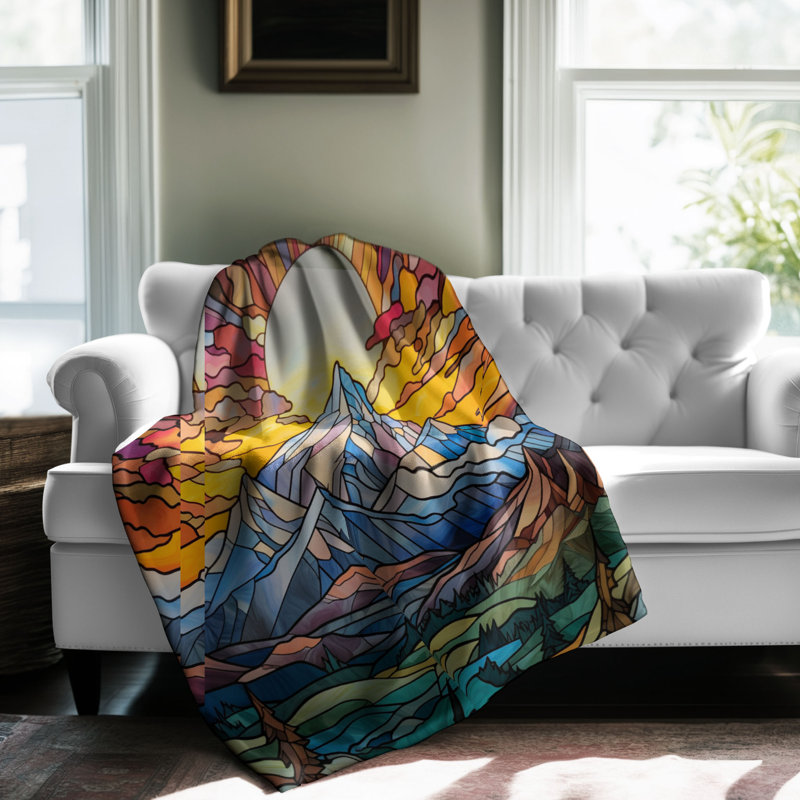 Stain Peaks - 1 pièce Sherpa Premium, Grand lit