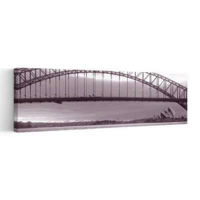 Harbour Bridge, Sydney, Australie, géométrique moderne, architecture abstraite, art mural