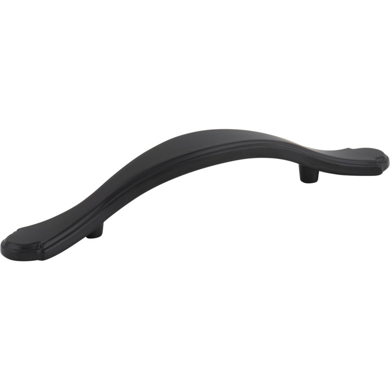 3" Center-To-Center Matte Black Gatsby Cabinet Pull