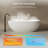 MonBlari 59" X 28" Solid Surface Freestanding White Soaking Bathtub with Overflow and Pop-up Drain For Bathroom-124328622-124328621