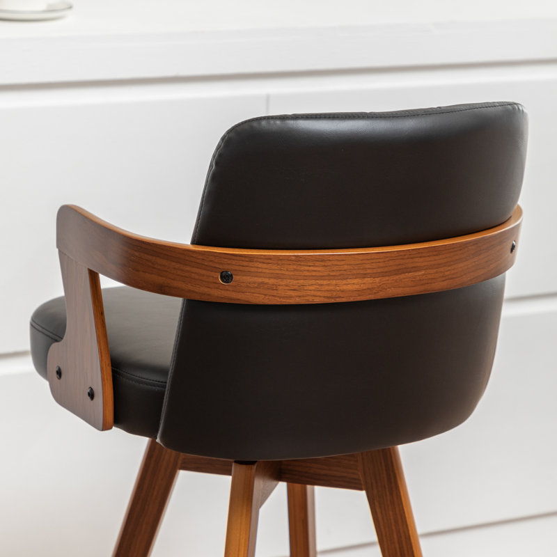 Tabouret de bar pivotant Jarissa, Black