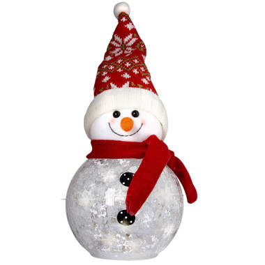 VP Home Christmas Cottage Snowman Decor Figurines, LED Light Up Snowman  Decorations, One Size - Foods Co.