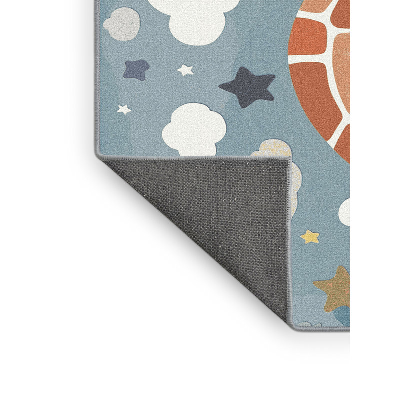 East Urban Home Cute Animals Kids Rug, Rectangle 2' x 3'