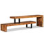 Meuble télé / table télé avec beaucoup de rangement vidaXL, 45,3 x 11,8 x 15,7 pouces-1288402179