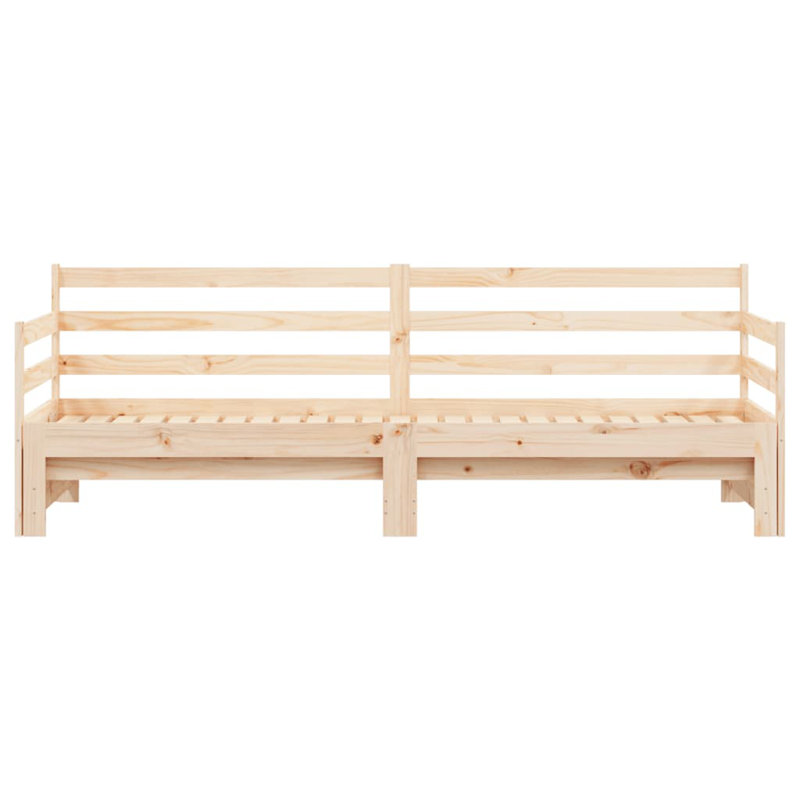 Solid Wood, 80 x 200cm, Brown