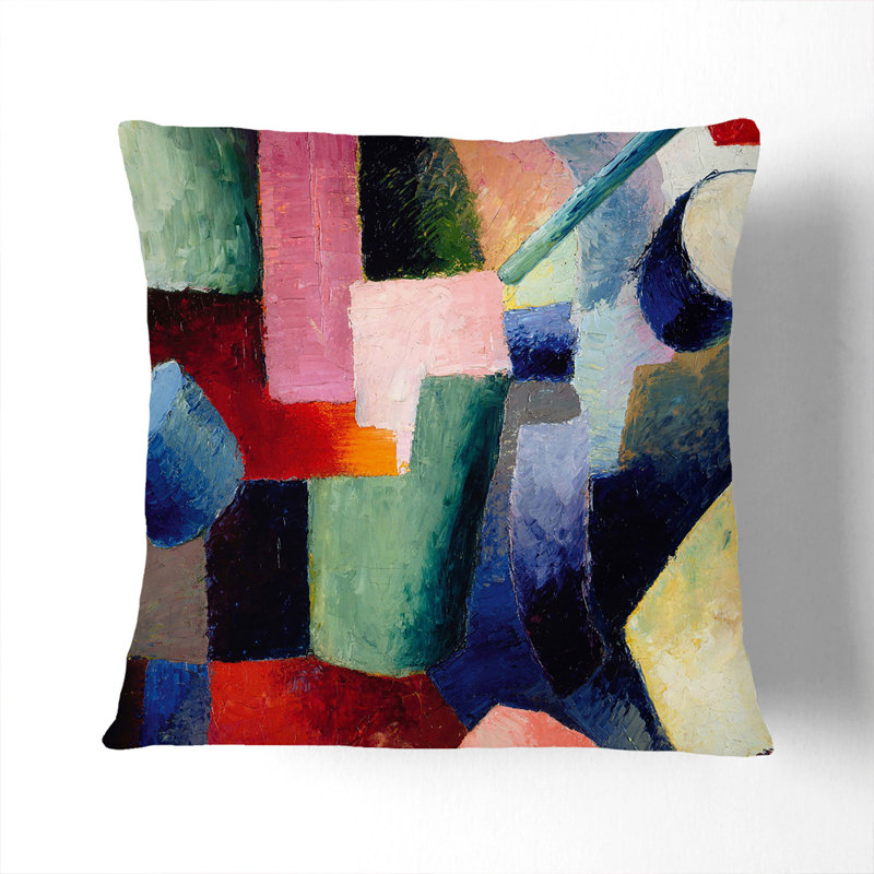 Composition Vol.2 Square Throw Cushion, 55cm H x 55cm W x 20cm D
