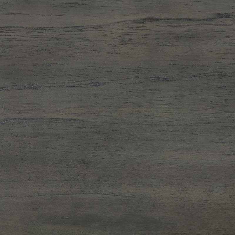 Lit à panneau DEL en bois gris, Grand