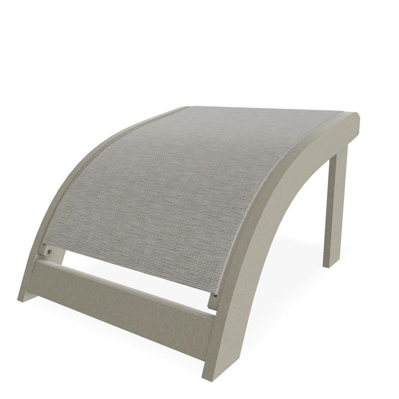 Repose-pieds Adirondack en polymère de qualité marine, Tempête, Burke